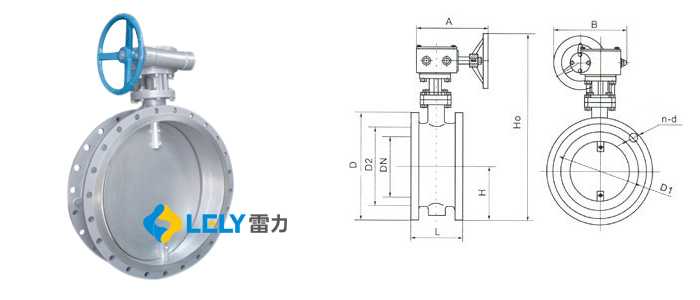 涡轮法兰式通风蝶阀D341W-6C/10C