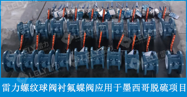 雷力阀门成功交付墨西哥脱硫项目：螺纹球阀与衬氟蝶阀助力海外工